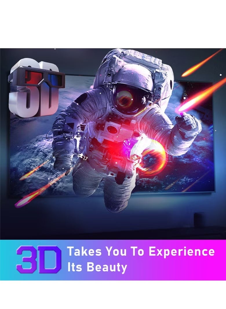 تلفزيون جهاز استقبال تلفزيوني ذكي TV98 ATV بنظام أندرويد 14، يدعم دقة 8K، وترددات 2.4 جيجاهرتز و5 جيجاهرتز، وواي فاي مزدوج، وبلوتوث 5.0، وتقنية HDR10، وجهاز تحكم عن بعد صوتي، ومشغل وسائط Globe H313، وذاكرة 2 جيجابايت + 16 جيجابايت. - Image 3
